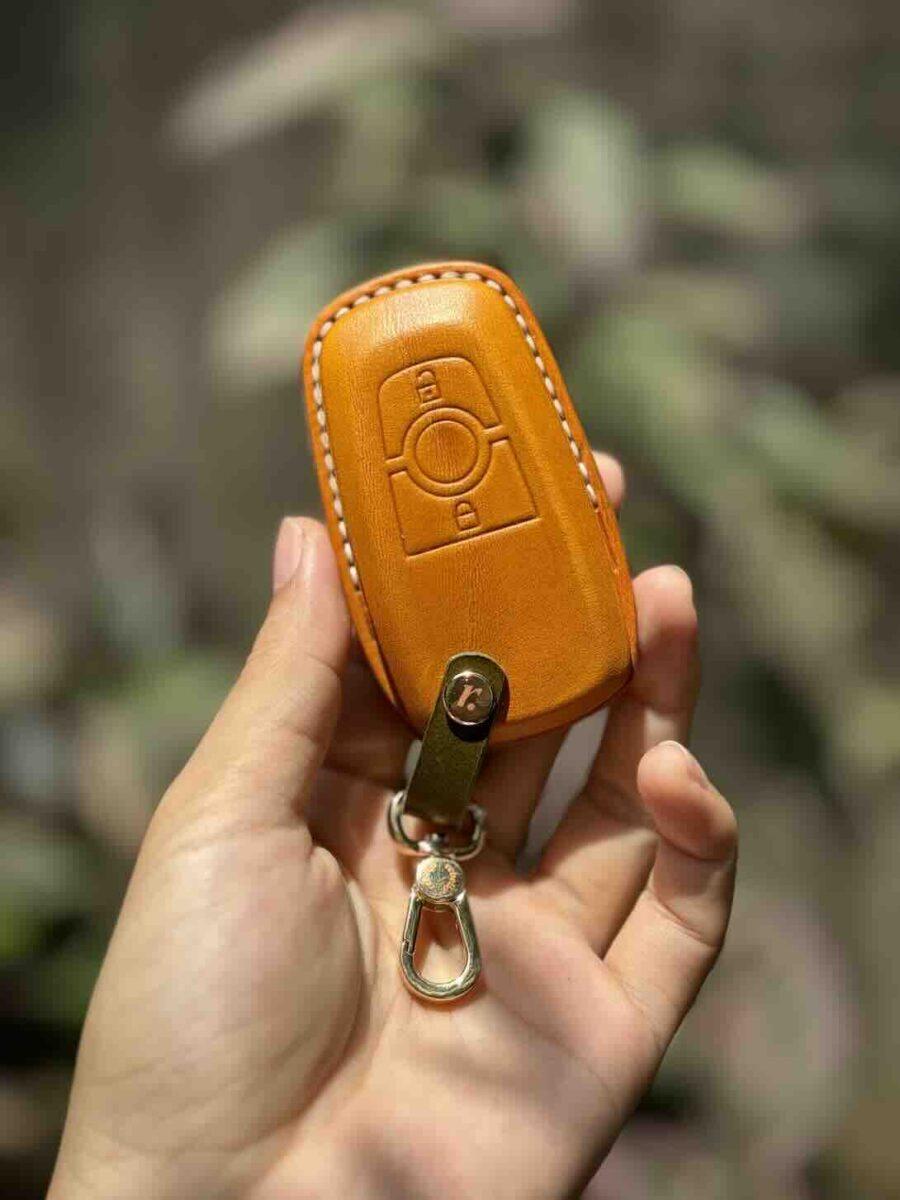 Ford ฟอร์ด เคสรีโมทรถยนต์หนังแท้ เคสกุญแจรถยนต์หนังแท้