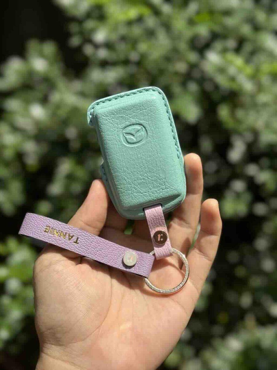 เคสรีโมทรถยนต์ หนังแท้ Mazda